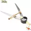NOTE1 Bộ chia lò xo Caliper, Chân phẳng Đồng thau Fulcrum Dụng cụ may vá DIY, Thiết kế xoay chuyên nghiệp Thép Carbon 100mm Dụng cụ vẽ Leathercraft