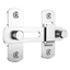 Góc Phải Khóa Cửa Barn 90 Độ Chống Trộm Cửa Chốt Cửa Trượt Thép Không Gỉ Khóa Cửa Thú Cưng Lồng Khóa Chốt Khóa Mini