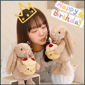 YT4 Jellycat Bashful Bunny Amuseables Bánh Sinh Nhật Phiên Bản Giới Hạn Búp Bê Sang Trọng Đồ Chơi Dành Cho Trẻ Em Cô Gái