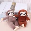 Mặt dây chuyền nhỏ YICA Sloth, Móc khóa Con lười động vật nhồi bông mềm, Mặt dây chuyền di động Mô phỏng Móc khóa lười sang trọng