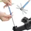 8 Chiếc Xe Đạp Allen Lục Giác Chìa Khóa, RIDERACE 2 / 2.5 / 3 / 4 / 5 / 6 / 8 / 10mm Cờ Lê Lục Giác Bên Trong Xe Đạp, Tay Cầm T Bền Đẹp Thép CRV Bộ Dụng Cụ Sửa Chữa Xe Đạp Đi Xe Đạp