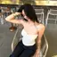 TMOY Nữ Ren Gợi Cảm Xoắn Dây Kỳ Nghỉ Hè Không Tay Áo Vest TMOY