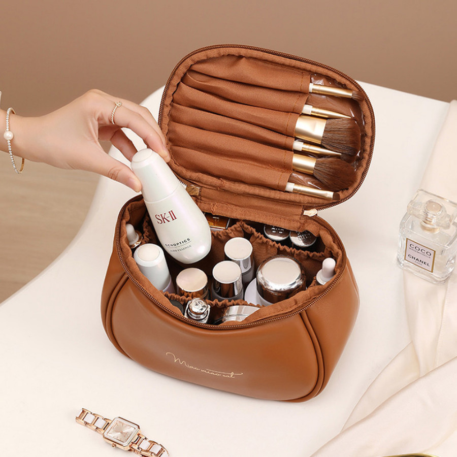 Túi PU Đựng Mỹ Phẩm Du Lịch ENODA HOME, Túi Đựng Đồ Makeup Cách Điệu Chất Liệu Da PU Chống Thấm TUIPU007