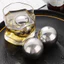 Đá Bóng Thép Không Gỉ Whisky Hộp Đá Khay Bảo Quản Đá Đông Lạnh Khuôn Đá Đá Đá Khối Đá Tartar Hạt Đá