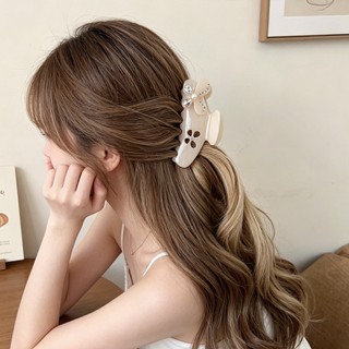 Kovoi / Kẹp Tóc Kim Cương Bướm Tinh Tế Cao Cấp Acetate Lấy Kẹp Lưng Đầu Cá Mập Kẹp Nữ Phù Hợp Với Phụ Kiện Tóc