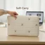 Túi Đựng Laptop Chống Sốc Thêu Thỏ Vải Mềm Phong Cách Hàn Quốc Cho Ipad Tablet 11 14 Inch