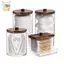 Hộp đựng mỹ phẩm trong suốt đa năng Cotton Buds Hộp đựng thuốc đánh răng Hộp đựng chống bụi Hộp đựng di động có thể nhìn thấy ELWW