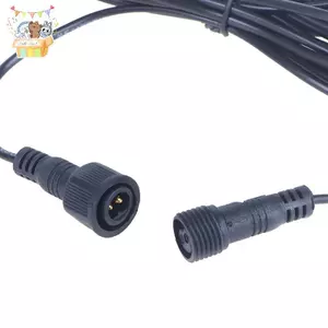 Cáp Nối Dài 5 Mét Cho Đèn Năng Lượng Mặt Trời Cáp Chống Thấm Nước 2 Pin Đầu Nối Nam Đến Nữ Đèn Pha Đa Năng Cáp 5M ELWW