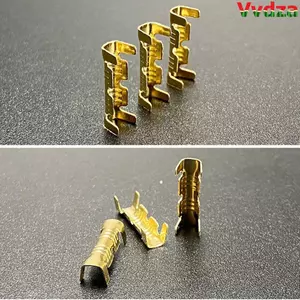 Đầu nối VVDZA Thiết bị đầu cuối lạnh màu vàng 50 / 100 / 200 chiếc 453 hình chữ U