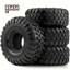 4 116mm 1.9 Inch RC Xe Bánh Xích Lốp Xe Cao Su Mềm Bùn Slingers Bánh Xe Lốp Có Bọt Chèn Cho Tỉ Lệ 1 / 10 RC Rock Xe Bánh Xích Xe Traxxas TRX4 Trục SCX10 II III RC4WD D90 D110