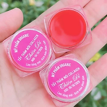 Dưỡng Môi Collagen Thiên Di Khử Thâm Môi Dưỡng Hồng Môi Giúp Môi Mềm Mịn An Toàn 100% Hủ 8gr