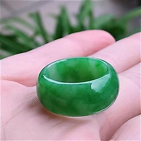 Nhẫn Mặt Trời Xanh Ngọc Cẩm Thạch Cho Nam Và Nữ