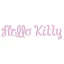Hình ủi Nhiệt Quần Áo - Chữ Hello Kitty (Fan Art) Hồng
