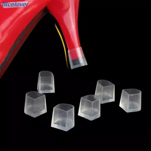 Bluelover 1 Trong Suốt Đám Cưới Cao Gót Bảo Vệ Giày Stiletto Bao Nút Chặn Mới