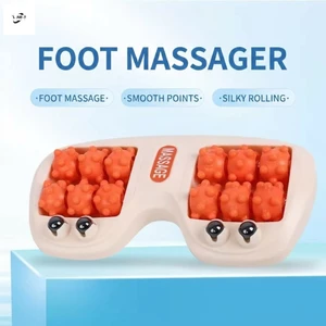 Máy mát xa chân lăn hình elip - Massage sức khỏe điểm châm cứu để thư giãn