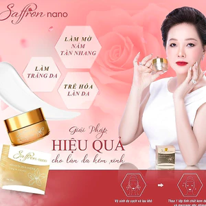 Kem dưỡng trắng da hỗ trợ mờ thâm nám tàn nhang Saffron nano - Tùy Tâm Pharma - 20gram
