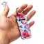 HFTOY 1 Chiếc Móc Khóa Sáng Tạo Di Động Lipsti Trường Hợp Bao Da Giá Đỡ Móc Khóa Quà Tặng ~