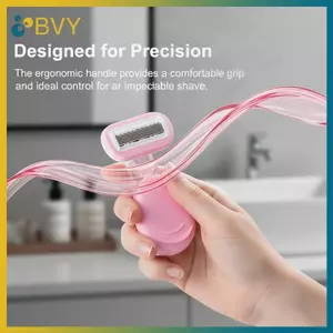 BVY Hướng Dẫn Sử Dụng Máy Cạo Râu Nữ Razor De Tool Cho Mặt Nách Chân Cơ Thể Cạo Râu Với Lưới Bảo Vệ De Lady Shaver Tông Đơ Cắt Tóc.