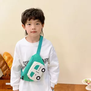 Màu Sắc Phù Hợp Với Xe Bé Trai Túi Messenger Đẹp Trai Đi Chơi Du Lịch Trẻ Em Vải Ngực Túi Siêu Nhẹ Cho Bé Eo Túi Nhẹ