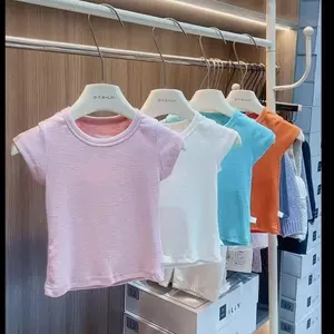 Áo thun nữ mùa hè 80-160 Slim-fit Đế thoáng khí thân thiện với da