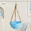Nhà chim nhỏ Parakeet Nest cho lồng – Khung nhựa chống nhai Tổ ngủ treo ấm cúng có thể giặt được với thiết kế mây dệt và móc kim loại Hoàn hảo cho chim cưng