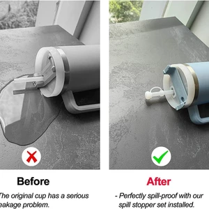 Sản phẩm mới Nắp cốc Stanley Nắp ống hút Silicon Chống rò rỉ Cắm đi kèm Cốc silicon Chống tràn Bộ 3 món KX