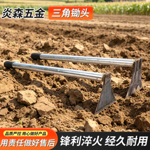 Tam Giác Hoe Làm Cỏ Làm Cỏ Đào Hoe Tất Cả Thép Mangan Thép Rau Trồng Đào Đất Xẻng Làm Cỏ Hoe Dụng Cụ Nông Nghiệp Rau