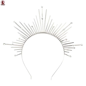 Phụ kiện tóc vương miện Halo-Headband Chất liệu hợp kim Thoải mái Phù hợp cho các bữa tiệc Cosplay