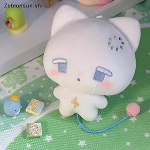 # HB # Hoạt Hình Dễ Thương Sang Trọng Robot Người Mèo Móc Khóa Kawaii Mèo Con Búp Bê Nhồi Bông Bapa Mặt Dây Chuyền Phụ Kiện Trang Trí Quà Tặng Bạn Bè.