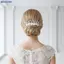 Bluelover 1 Chiếc Ngọc Trai Cưới Hairbs Hoa Cô Dâu Đầu Handmade Phụ Kiện Tóc Cho Cuộc Thi Dịp Đăng Ký Mới