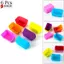 6 Khuôn Làm Bánh Silicon Hình Chữ Nhật Khuôn Bánh Mềm Muffin Cupcake Lót Nướng Cốc Khuôn Kẹo Khuôn Mẫu Máy Nướng Bánh Đĩa VN