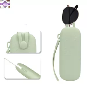 Kính RTJIFSS, Kính râm du lịch chống bụi bằng silicon, Vỏ bảo vệ kính màu trơn chống trầy xước di động