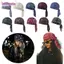 Khăn trùm đầu BORAGETE Bandana, Mũ trùm đầu Hijab thoáng khí in Paisley, Chống tia cực tím nhẹ Mũ hóa trị co giãn có thể điều chỉnh thể thao