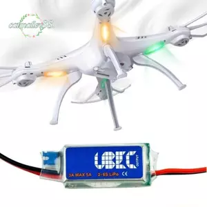 CATMALLER88 3A UBEC, Bộ điều chỉnh chuyển mạch Max 5A 5V / 6V, Tấm chắn toàn diện bền bỉ Bảo vệ ngược tiếng ồn RF thấp nhất Bộ điều chỉnh DC DC cho máy bay trực thăng không khí