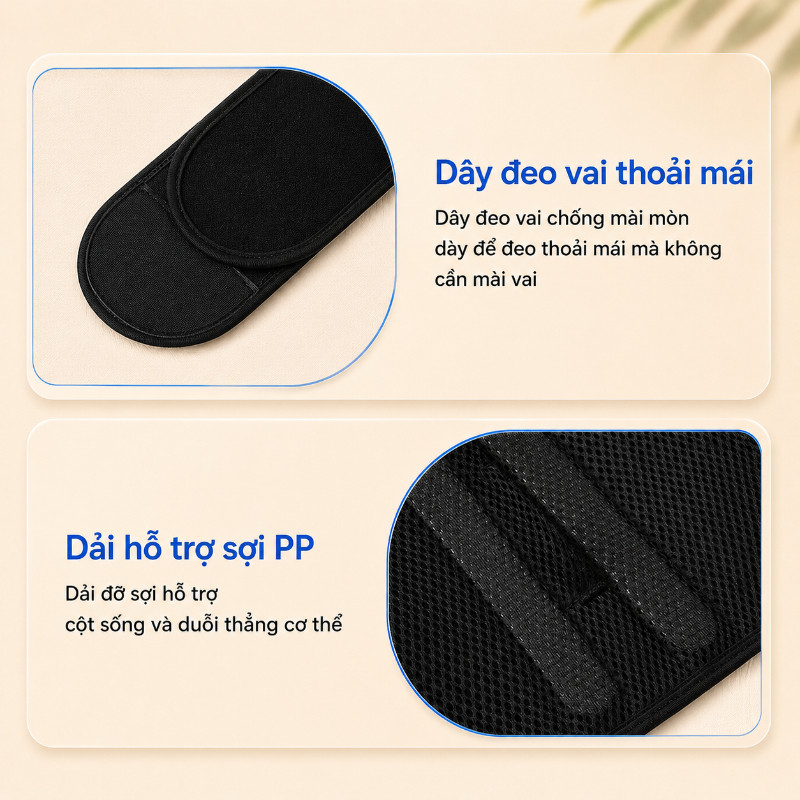 Đai Chống Gù Lưng Cao Cấp Nam Nữ, Điều Chỉnh Tư Thế, Cải Thiện Vóc Dáng, Dịnh Hình Và Nâng Đỡ Ngực Khi Tập Gym, Yoga