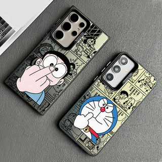 Dành Cho Samsung S26 Ultra S25 Ultra S24U S23U S22U A17 A07 A16 A06 A55 "Doramon" "Nobita Nobi" Vỏ Điện Thoại Cứng Mờ / Galaxy A12 A13 A14 A06 A05 A52 A51 Vỏ Mềm Chống Sốc