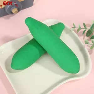 ECK Co Giãn Chậm Phục Hồi Dưa Chui Đồ Chơi Mô Phỏng Bóp Mềm Giảm Căng Thẳng Cho Du Lịch Cắm Trại Chuyến Đi Dài Chán Giảm Nóng