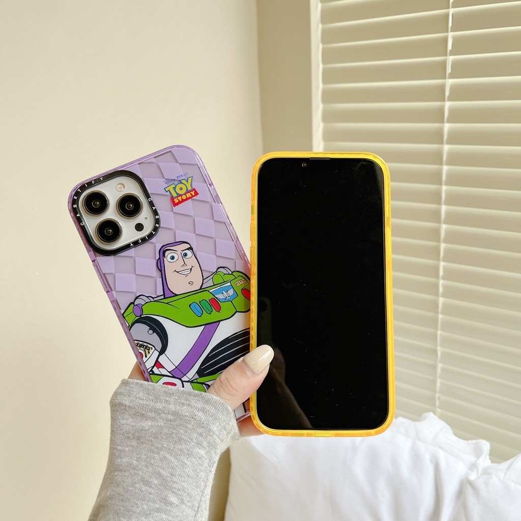 CASET Toy Story Woody Buzz Lightyear Lotso Aliens Vỏ mềm hoạt hình Vỏ tương thích cho iPhone 16 Pro Max Plus 15 / 14 / 13 / 12 / 11 / X / XS / XR / SE / 8 / 7 / 6