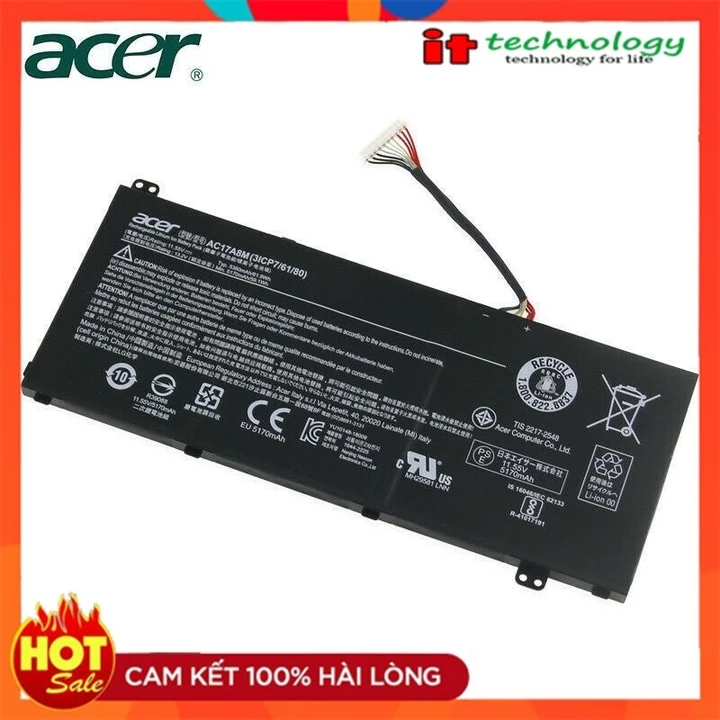 🎁PIN ZIN 🎁 PIN LAPTOP Acer Spin 3 SP314 - AC17A8M - Laptop Acer Spin SP314