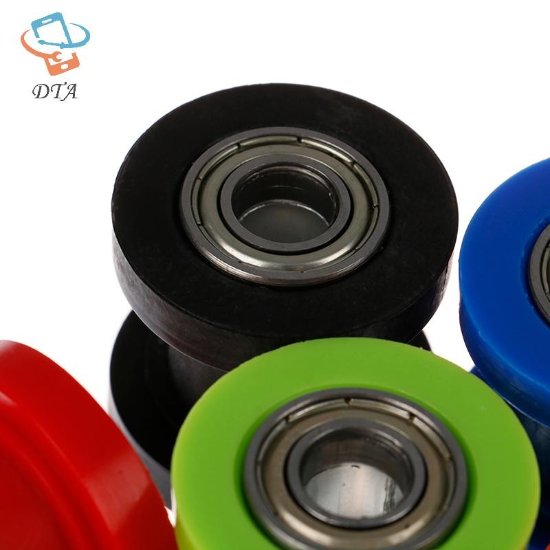 [DTA] 10mm Dây Xích Con Lăn Thanh Trượt Căng Điều Chỉnh Ròng Rọc Bánh Xe Hướng Dẫn Hố Bụi Bẩn Xe Đạp VN