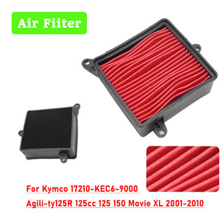 Dành Cho Kymco 17210-KEC6-9000 Agility 125R 125cc 125 150 Phim XL 2001-2010 Xe Máy Lưu Lượng Cao Lọc Không Khí Có Thể Tái Chế