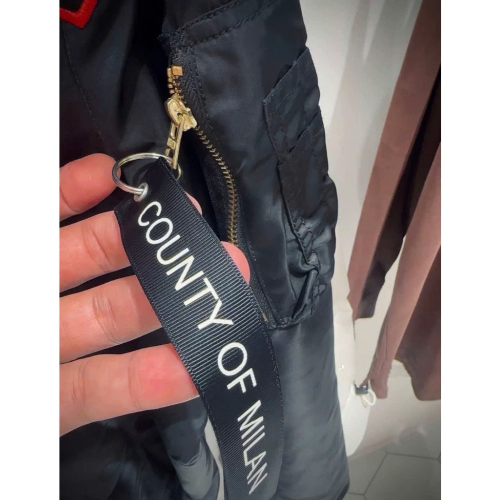 Áo Bomber Burlon Thêu Chỉ Đỏ KCoset Áo Khoác Đại Bàng Dày Dặn Dáng Rộng Nam Nữ NA994