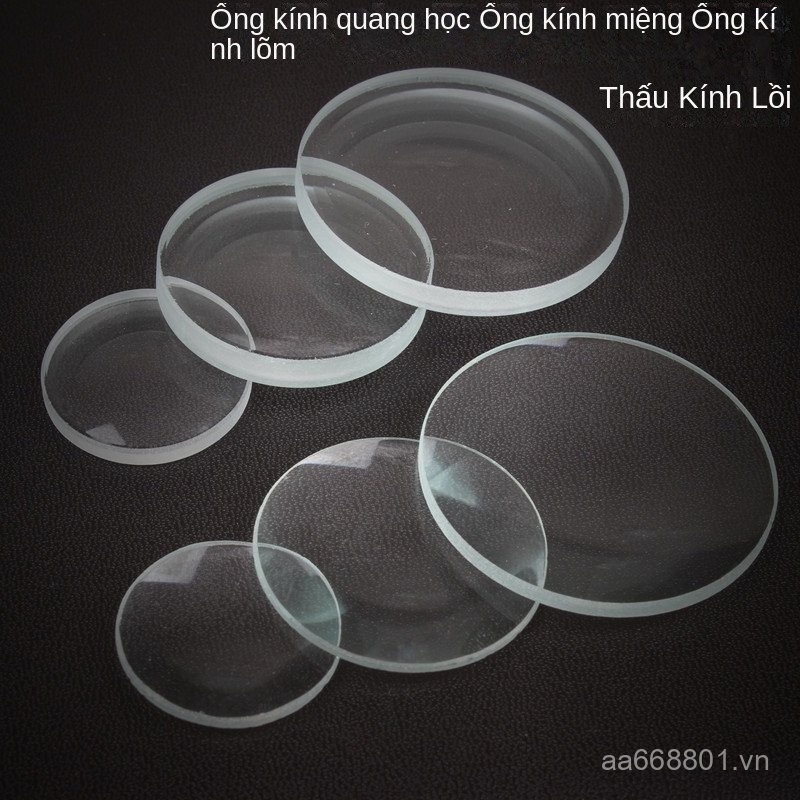 Ống thấu kính quang học lồi phẳng lõm kép cho máy ảnh/thiên văn, vật liệu tự chế, lắp ráp thủ công