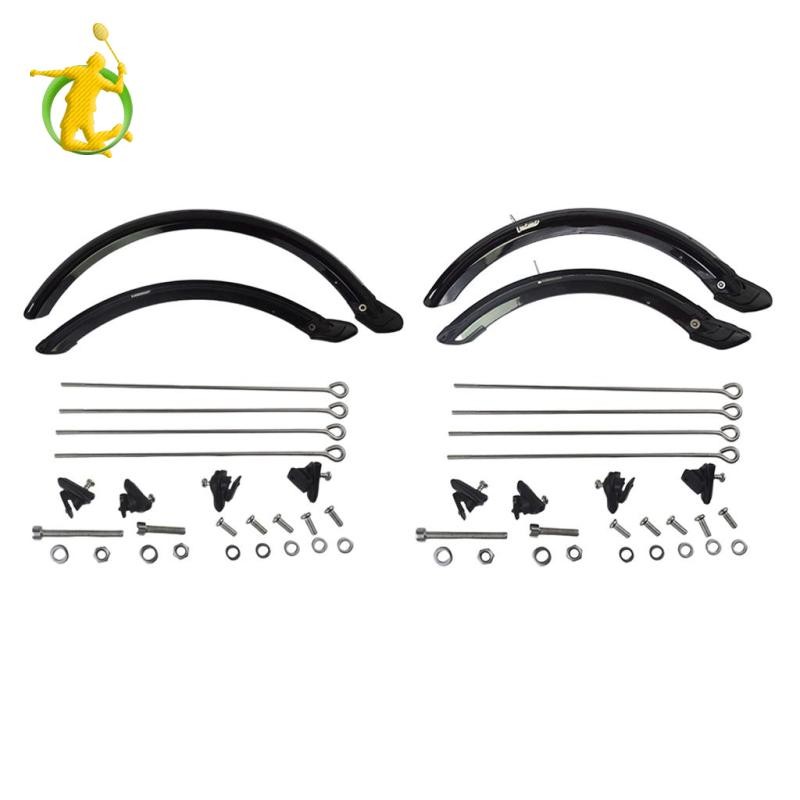 Bền Xe Đạp Gấp Bùn 4 '' 20 '' Bánh Xe Phía Trước Phía Sau Chắn Bùn Bộ Phụ Kiện