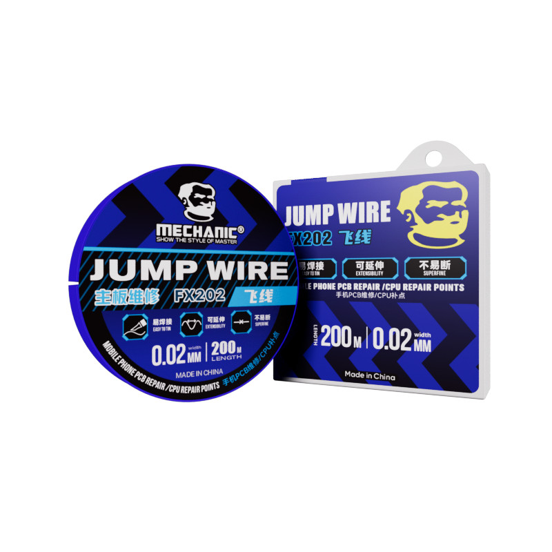 Dây nhảy MECHANIC FX202 Dây nhảy bạc cực mịn Điện thoại di động PCB Sửa chữa Công cụ bảo trì CPU