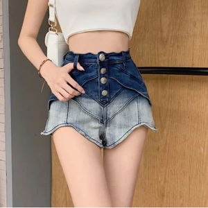 Quần Short Denim Gradation Mùa Hè - Phong Cách Giản Dị