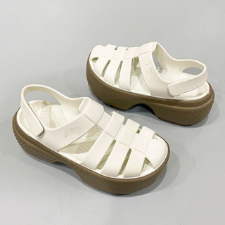 Sandal Dinas Rọ Stomp unisex cao cấp, sandal stomp 6 phân đế cao hách dáng nhựa eva kháng khuẩn êm chân
