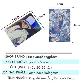 Card Anime Kaito Kid Conan Lomo Hologram Bo Góc Hộp 50-55 Tấm Timo QT68