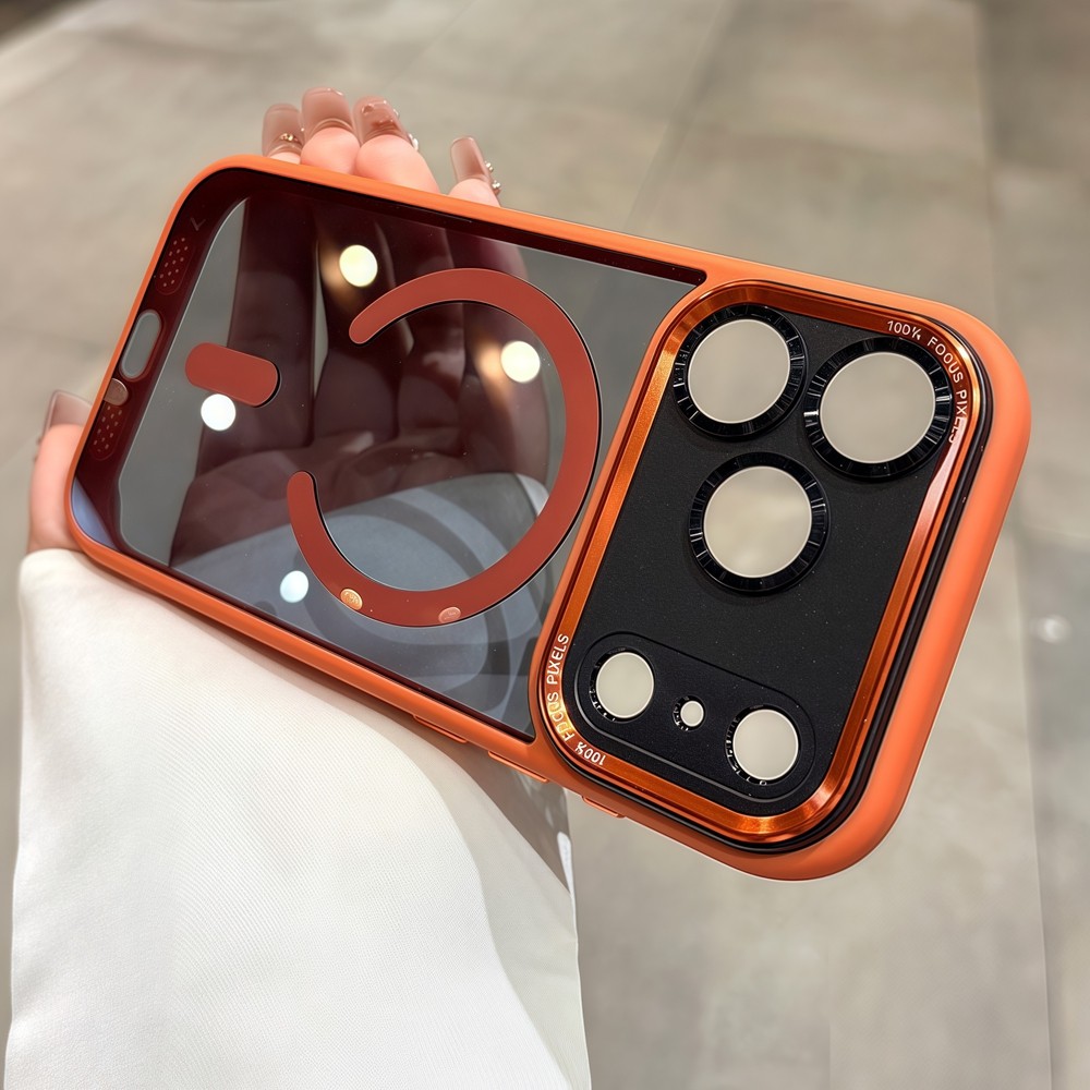 Ốp điện thoại từ tính bảo vệ Camera cho iPhone Air 17 pro max 16 11 12 13 14 15 pro max 15 16 plus Bảo vệ ống kính chống rơi Vỏ cứng bảo vệ điện thoại
