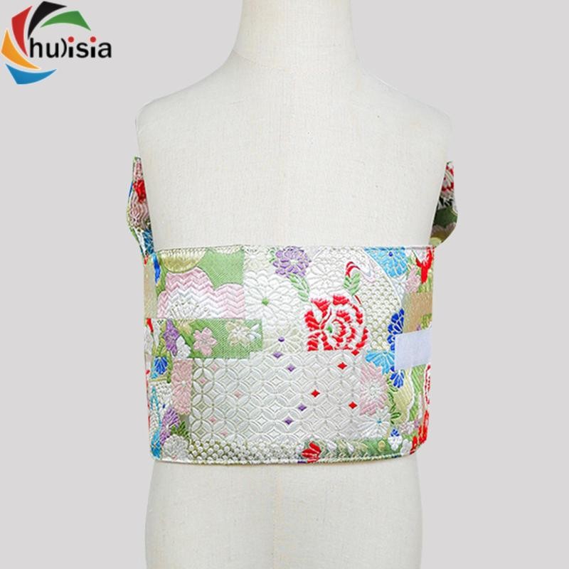 chulisia Thắt lưng Kimono Obi Nhật Bản nơ buộc sẵn cho trẻ em - Tiệc và lễ hội